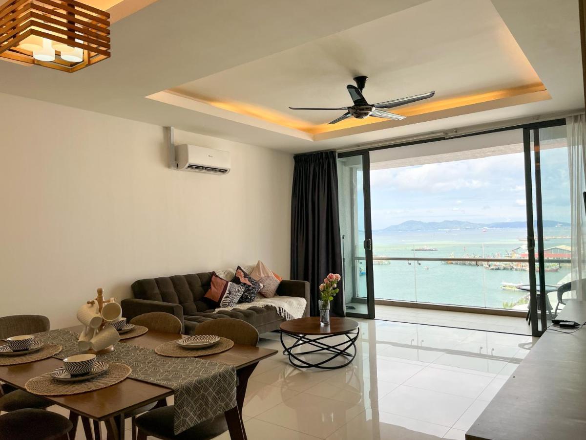Pelagos Oceanus Waterfront Seaview Homestay Kota Kinabalu Bagian luar foto