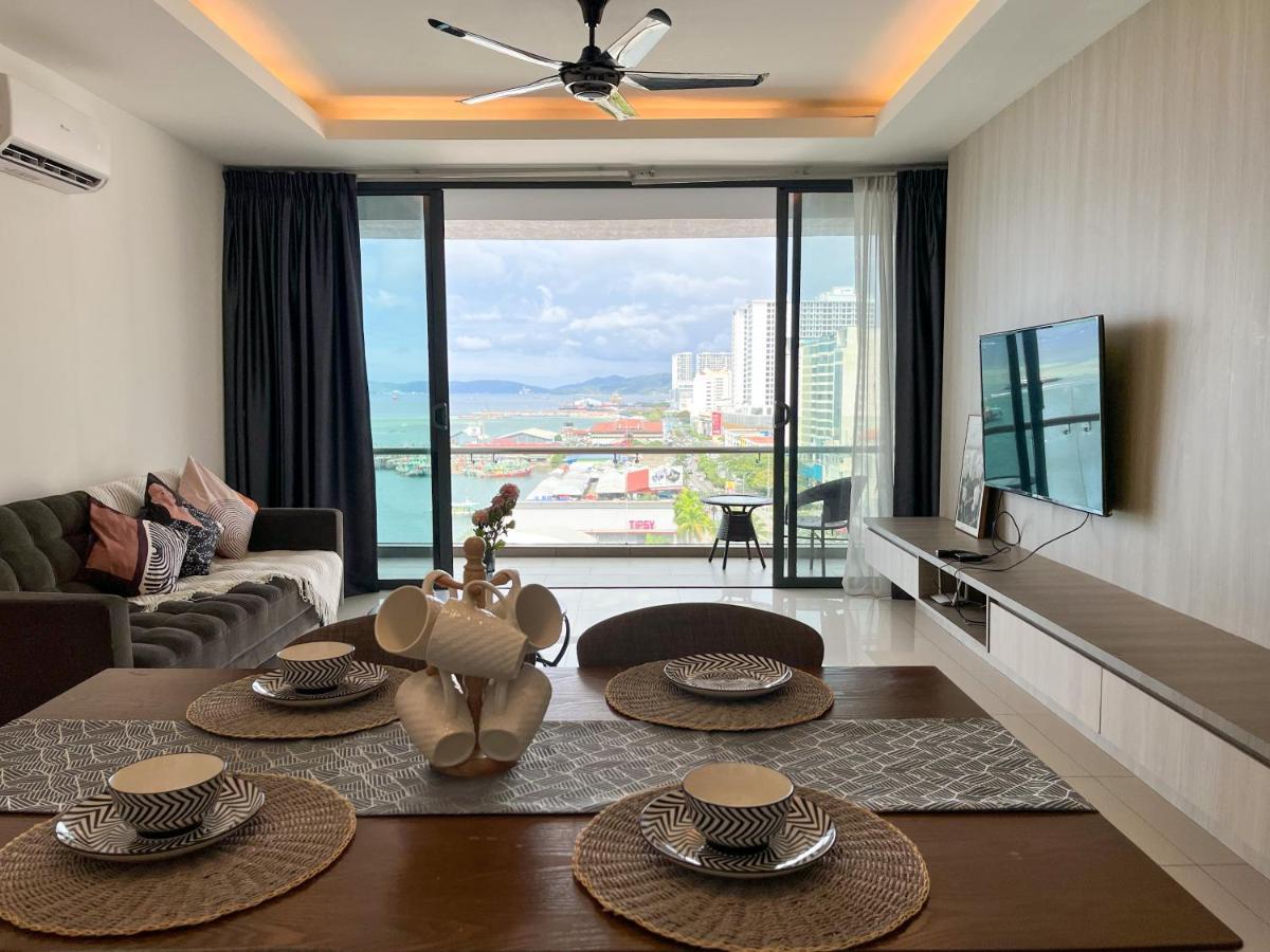 Pelagos Oceanus Waterfront Seaview Homestay Kota Kinabalu Bagian luar foto