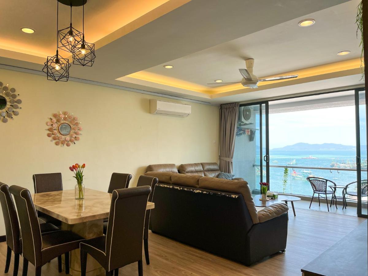 Pelagos Oceanus Waterfront Seaview Homestay Kota Kinabalu Bagian luar foto